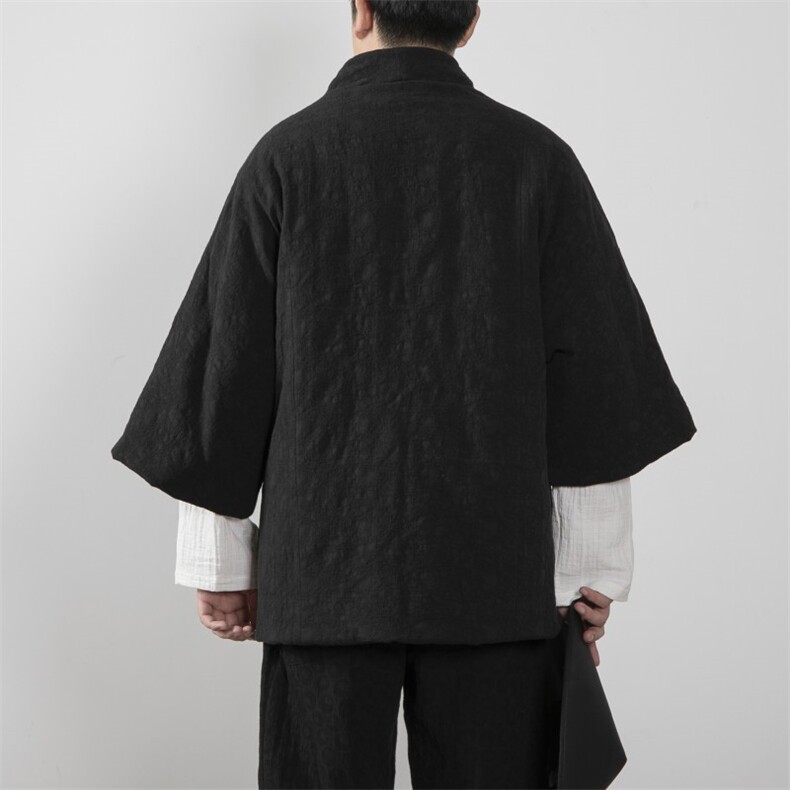 冬装新款风男装禅意新中式男士汉服棉衣HM03P145,男装棉衣,钱塘802