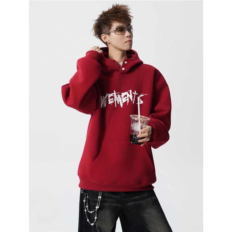 904-2-CD619加绒-P65控98重磅冬季加厚加绒设计感卫衣男宽松潮,男装卫衣,星座904-2