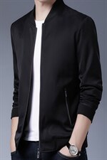 棒球领夹克男2023秋季新款商务休闲爸爸外套中年男装长袖薄款上衣，男装夹克，电商B212（原钱塘6029）