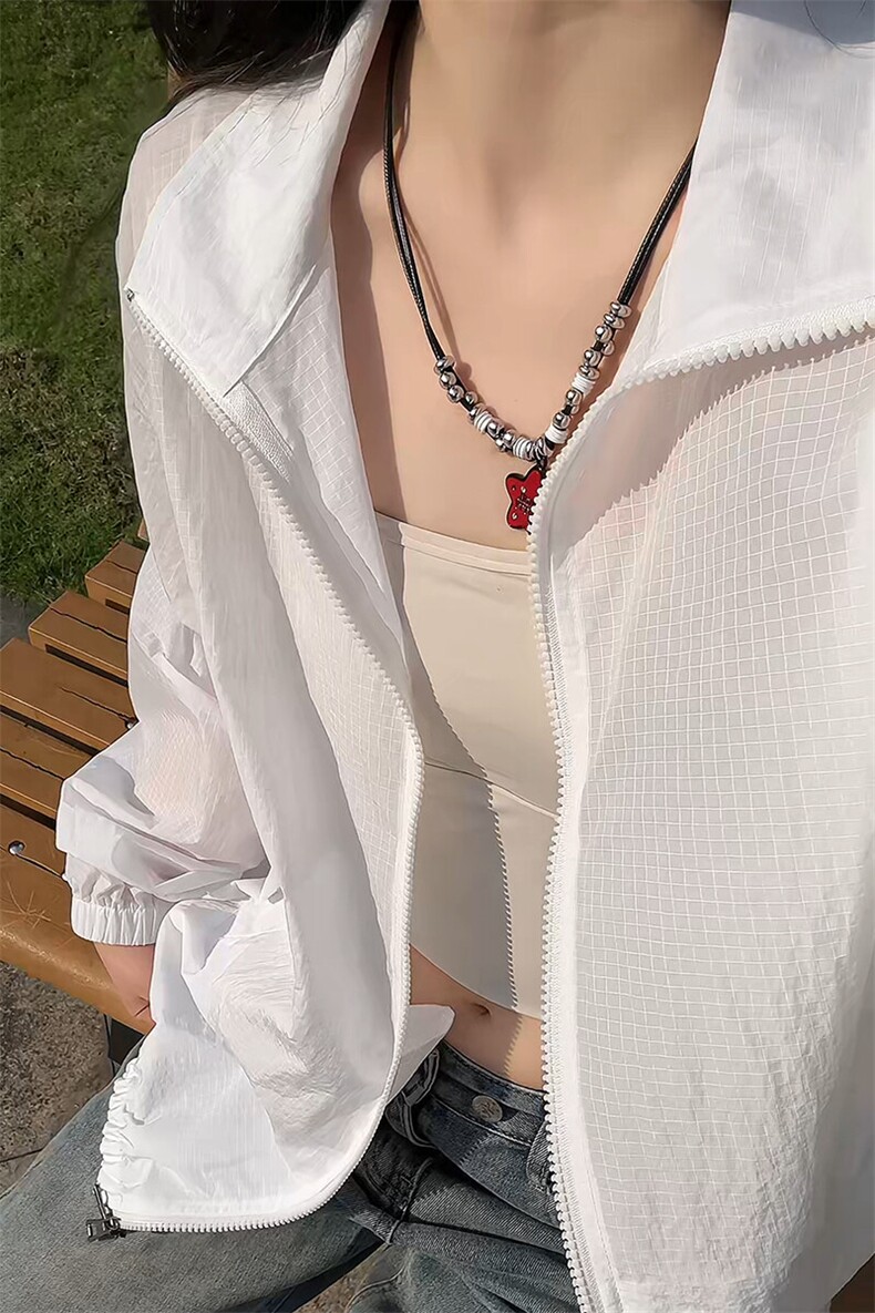 特批P55无差价夏季港风休闲连帽速干宽松舒适透气防晒外套男J5222,男装衬衫,电商A001-1