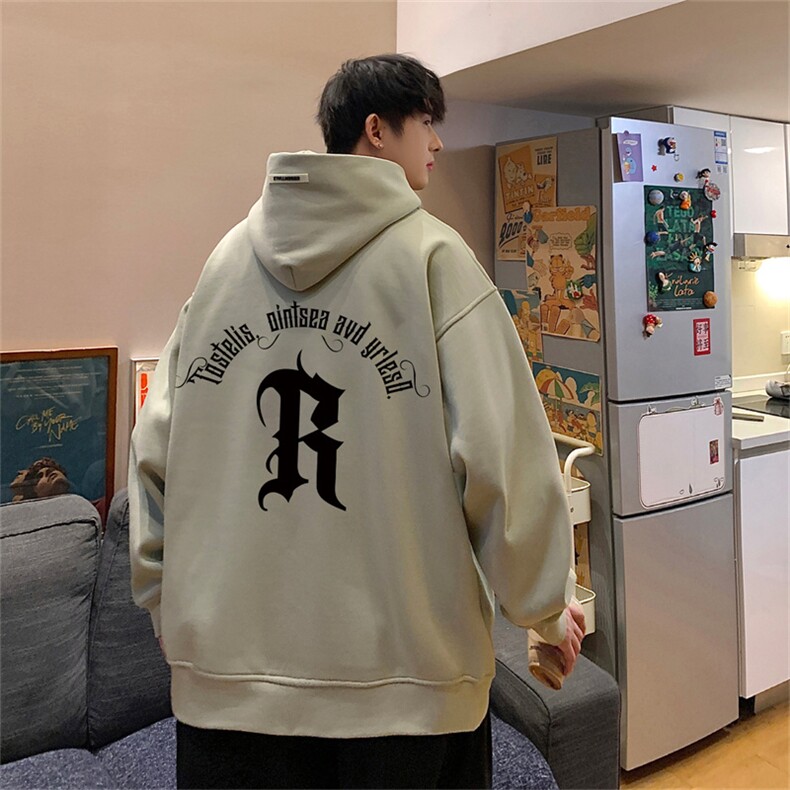 供抖音丶重磅高品棉350克排扣连帽R卫衣LW6073-特p58控78,男装卫衣,星座508（原C305）