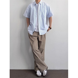 1506-1/K20261/P48新款宽松休闲裤男韩版潮流百搭裤子拖地长裤图片