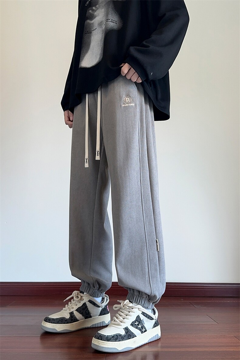 2025美式高街休闲潮牌运动青少年裤子XZ301b-2-CK706P30,男装休闲裤,星座301B-2（原A443-1）