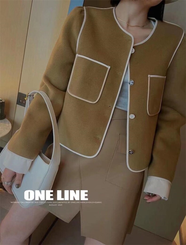 双面呢料外套，其它，嗨摩拉