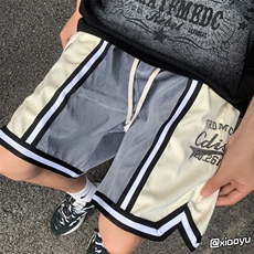 XZ616夏季新款自制刺绣拼接五分裤休闲运动短裤TY322P45控58，男装休闲裤，星座512A（原616）