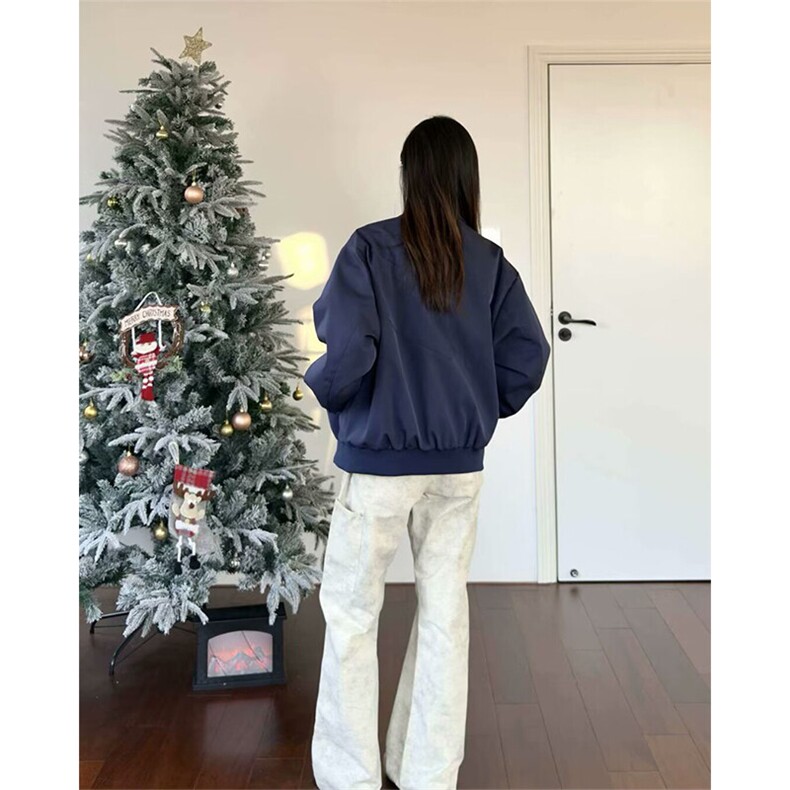 cra美式解构飞行夹克男款秋季cleanfit短款外套高级感痞帅棒球服,男装夹克,星座908-1