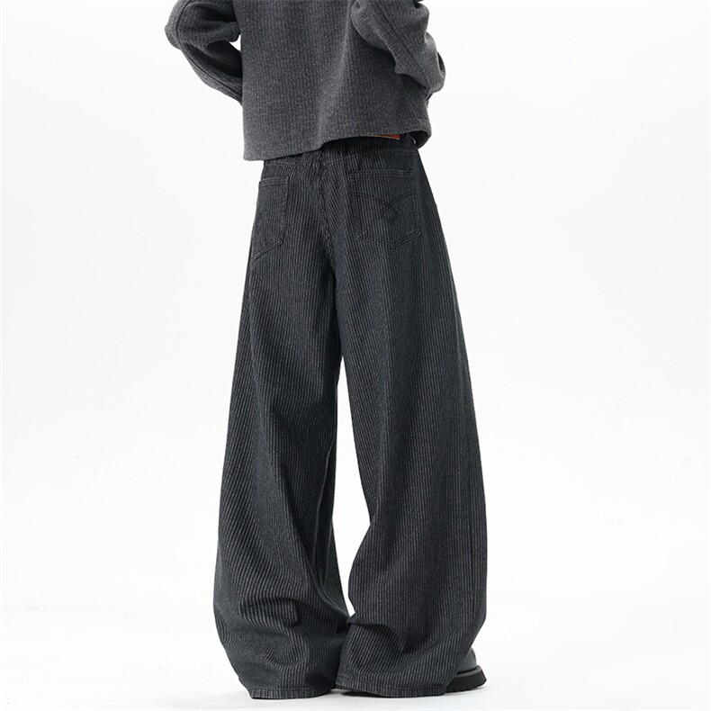 【现货】XZ1218BK5129特价P46美式复古五连扣双褶牛仔西裤,男装西裤,星座1218（原611-3）