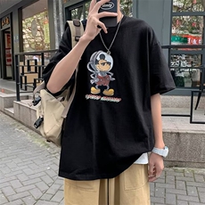 短袖新款青春流行潮流潮T恤夏季男标准圆领卡通动漫时尚潮牌，男装T恤，星座716-2