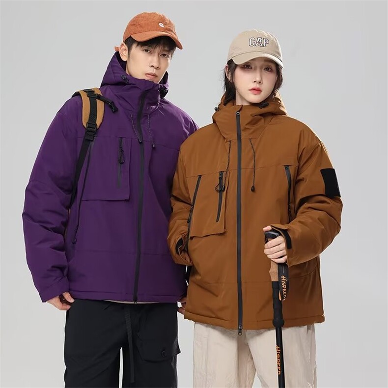 新款冬季青少年连帽加厚棉服外套男士中学生休闲百搭帅气男装,男装工装外套,星座1013
