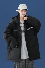 港风ins羽绒服男女同款带帽字母印花白鸭绒Y5813-P190【特价】，男装羽绒服，电商A007