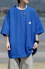 8XL-M重磅！特大码T潮牌上衣男中性华夫格短袖T恤DX304P25控39，男装T恤，电商D206-1