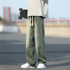 麻绳复古牛仔裤男直筒B342-NK7001-P50控68，男装牛仔裤，电商B342