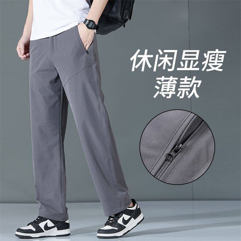 2025新款户外工装夏秋薄款休闲裤男士直筒长裤子YK956-P42外贸图片