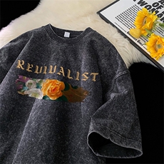 得物直播品质240重磅水洗xz605-dsx155-特批30控49，男装T恤，星座605(原A050)
