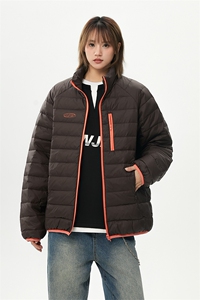 有90绒报告 印花轻便M-5XL大码白鸭羽绒服男78187P238控328图片