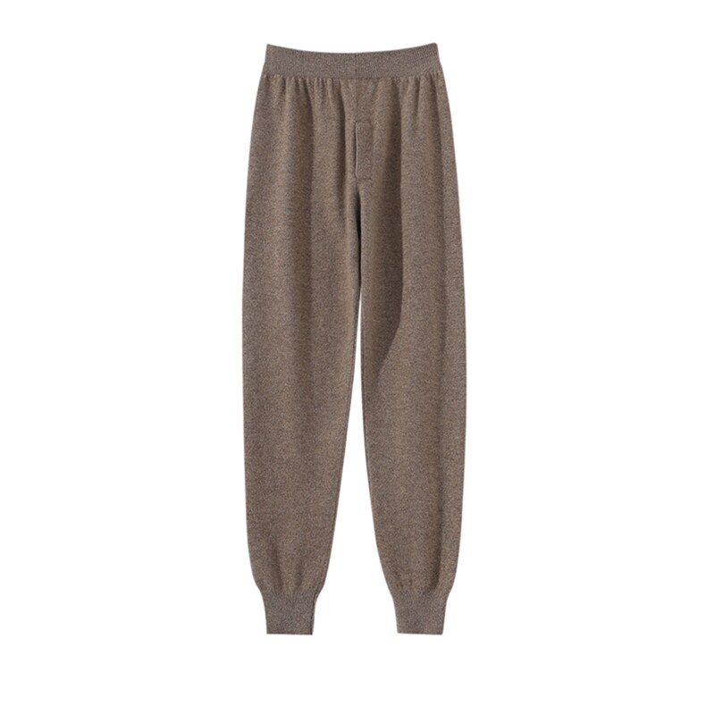 2025秋冬新款十二针加厚打底裤时尚休闲通勤百搭，男装休闲裤，星纬羊绒