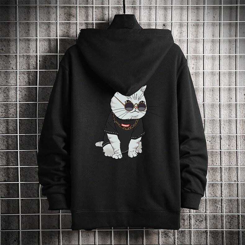 KS21044-P38加绒款-P43连帽开衫卫衣男运动外套大码班服网格,男装卫衣,电商A040A
