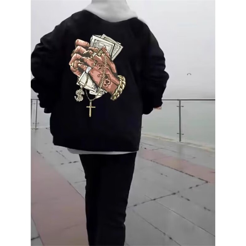 潮流百搭慵懒时尚简约黑色双层防水带内口夹克新款ins气质文艺,男装夹克,星座506A