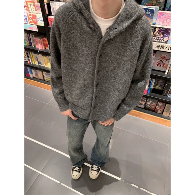 高质量北极绒美式校园开衫毛衣MY0106-特批60,男装针织衫/毛衣,星座313A(原308A-2)