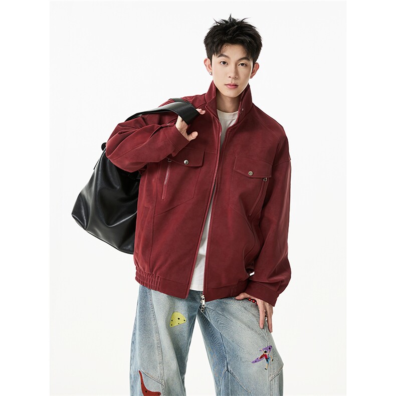 2025秋季新款皮衣外套JK306-特P75控138聚氨酯，男装皮衣，星座302A