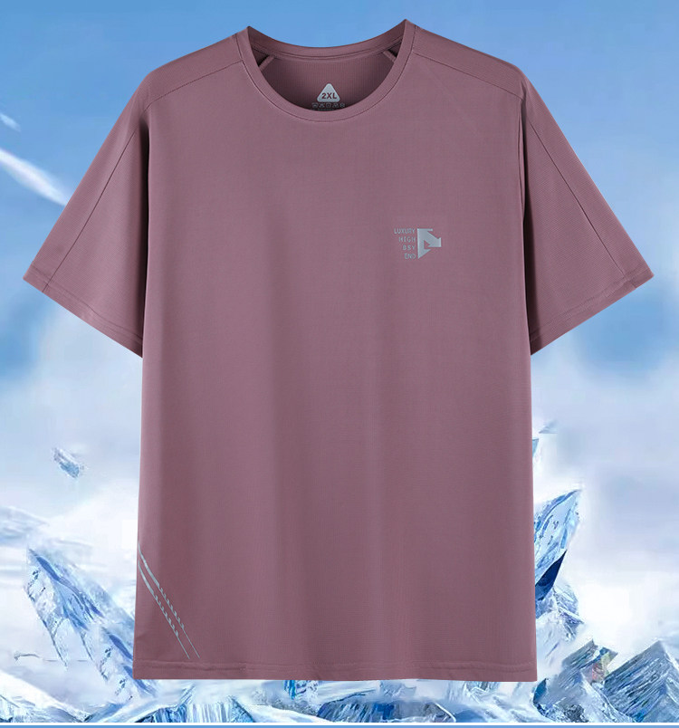 2025时尚冰润旅行衣男款时尚简约百搭，男装T恤，思沃羊绒