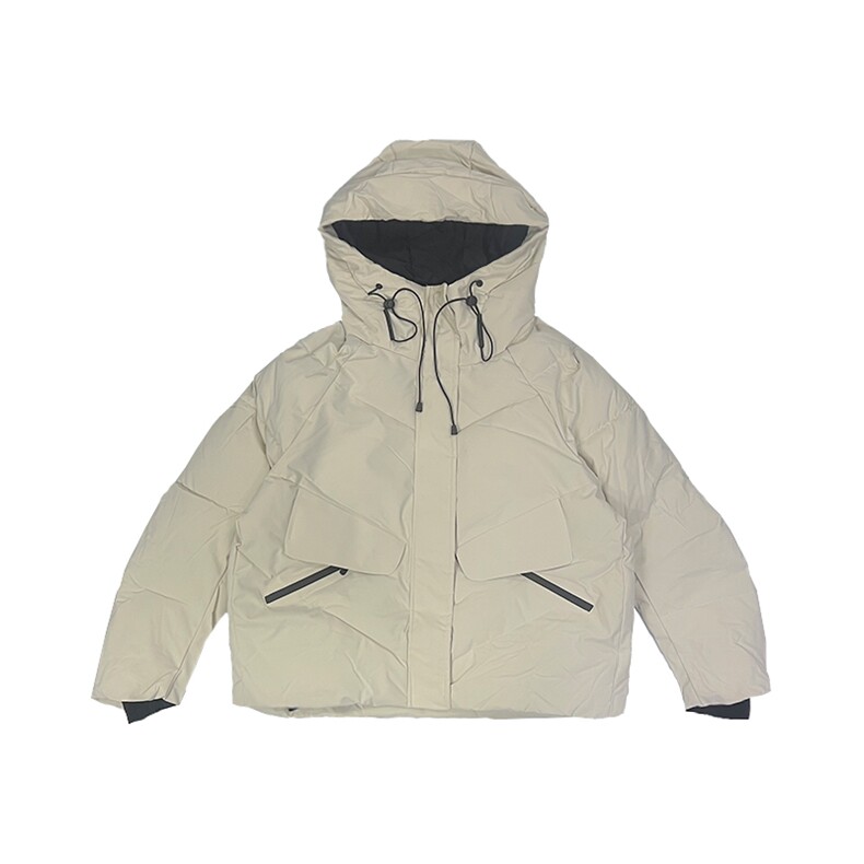 B07/P108控148冬季潮牌解构连帽工装式冲锋衣棉衣外套男白首1,男装夹克,星座305B