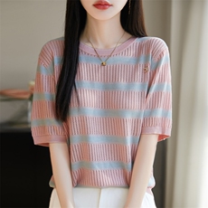 粉色条纹