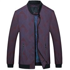 839/P80中年商务休闲男士夹克衫秋季新款中老年男装休闲棒球服男，男装夹克，星座1216（原钱塘722）