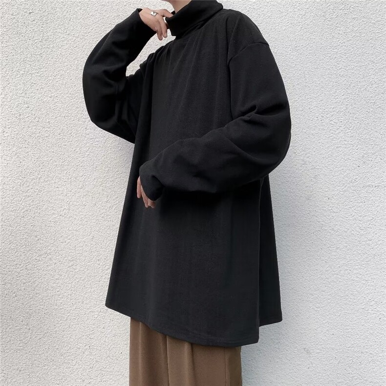 男秋季新款圆领时尚潮牌青春流行双面德绒高领Y8021P25,男装T恤,星座1116-2
