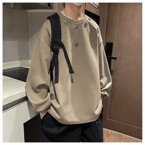 F37-P36 美式高街设计感小众卫衣男2024春季潮牌hiphop宽松上衣图片