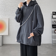 8XL-M大码摇粒绒卫衣套头连帽半拉链宽松美式复古外套WY9103/P68，女装短外套，电商B238