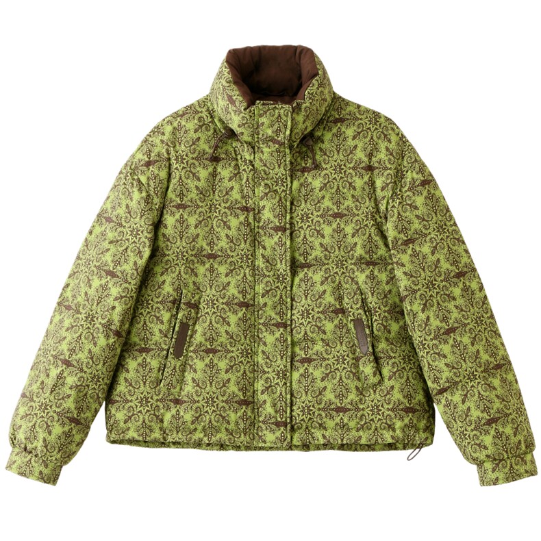 主推现货25冬装小个子羽绒服加厚保暖撞色-衣珂纱朗2D044,女装羽绒服,衣珂纱朗