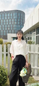 纯苎连衣裙小衫裤子裙子衬衣 时尚风 风淑女风休闲风，女装连衣裙，川哲