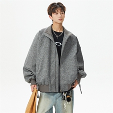 棒球服特批P85美式潮牌复古工装开衫外套男宽松休闲夹克男SY2506，男装夹克，星座610B-1