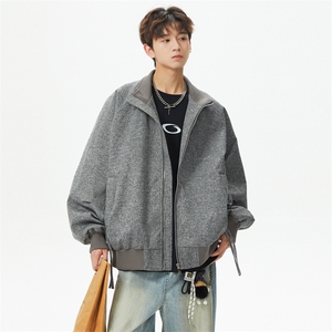 棒球服特批P85美式潮牌复古工装开衫外套男宽松休闲夹克男 SY2506图片