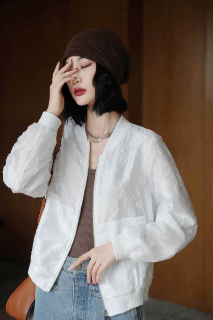 现货剪花蕾丝时尚立领小夹克，其它，卓儿衣人