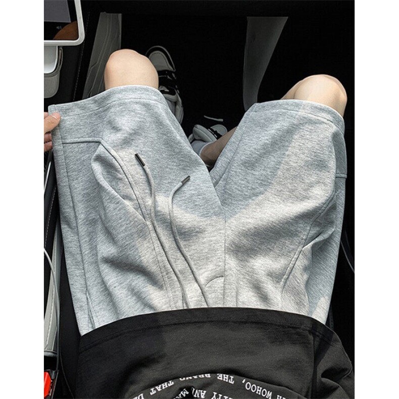 解构重磅短裤男女夏季廓形运动弯刀裤子宽松休闲五分裤子D16,男装牛仔裤,星座1116A（原606A-3）