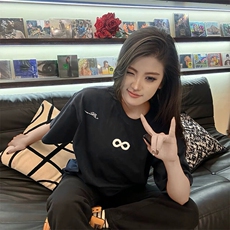万针全刺绣解构设计260克重磅双纱纯棉高品质美式高街短袖T恤特35，男装T恤，电商A486