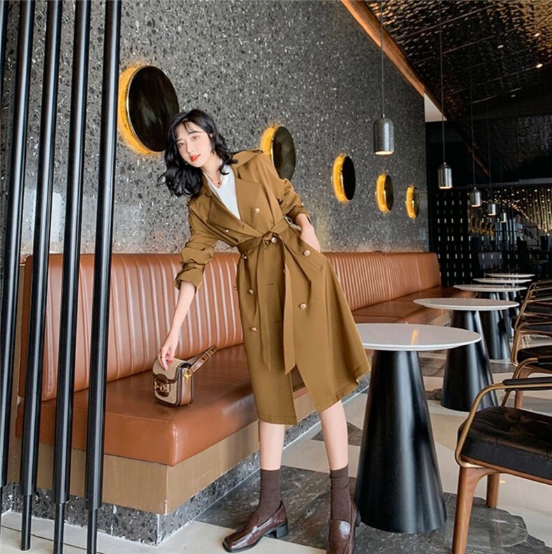 风衣现货，女装风衣，MZ 慕姿