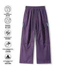 潮牌户外工装裤男2025秋季登山侧链运动休闲长裤Z6910-P45，男装工装外套，星座610（原A335）