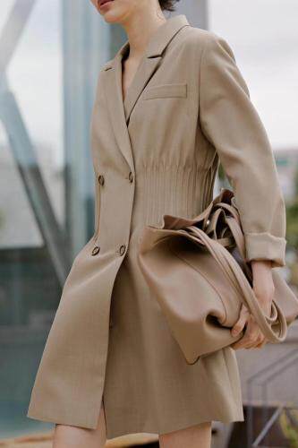 【安素尚】春季新品，女性元素和帅气风结合演绎都市女性新时尚，女装，安素尚