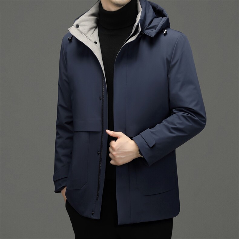 CSYR97700钱塘2020-2中年男士冬季厚款有帽时尚休闲羽绒服P320图片