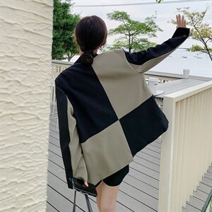 【 现货】 2022秋新款拼接撞色西服251-601-P125-K188图片