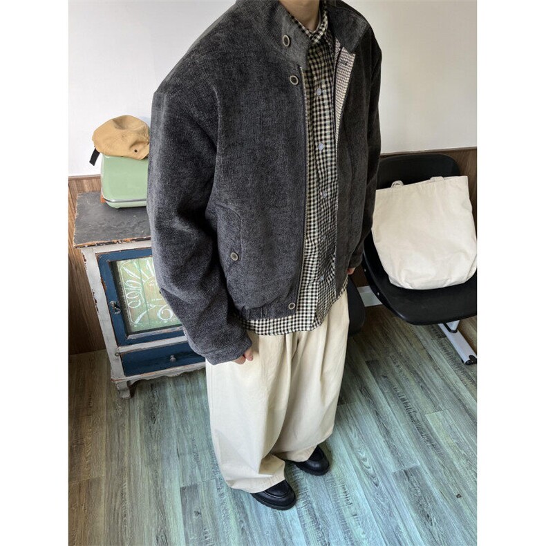 【有货】CLBJK956CC-特P85树纹肌理千鸟格内里哈灵顿夹克外套,男装夹克,星座1007（原301D）