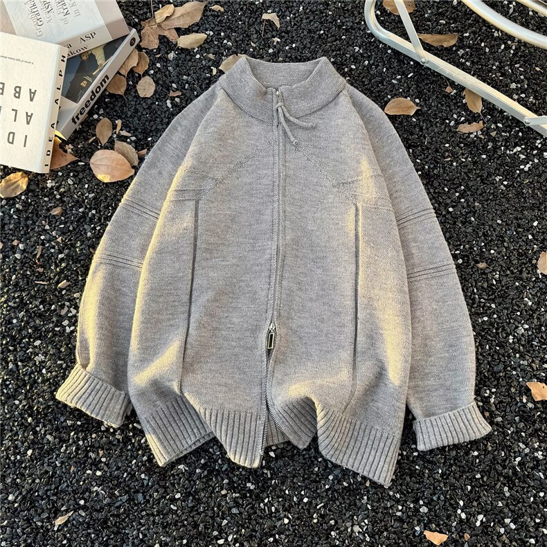 针织开衫男女韩版潮流宽松百搭帅气2025秋冬ins毛衣MZ813-P57,男装针织衫/毛衣,星座412-3