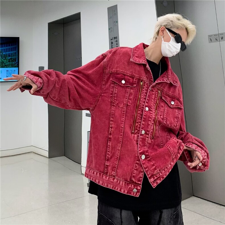 秋季新款男时尚潮牛仔外套J3608P75,男装夹克,星座1116-2