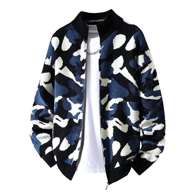 8732-P552025年秋冬新款休闲毛衣男士时尚长袖宽松针织衫上衣，男装针织衫/毛衣，电商A113