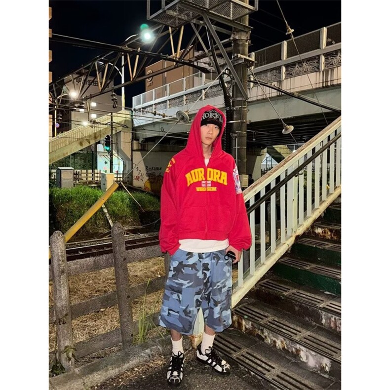 潮流日系文艺慵懒简约时尚原宿气质百搭流行新款ins长袖开衫卫衣,男装Polo衫,星座506A