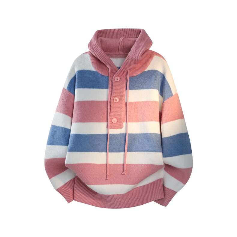 1303B-MY842-P45特P秋冬美式重磅慵懒休闲连帽毛衣内搭针织衫，男装针织衫/毛衣，星座1303B