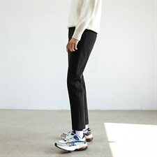 A105-P70秋冬新款毛呢料网红修身小脚潮男西裤磨毛休闲裤子，男装西裤，电商A211